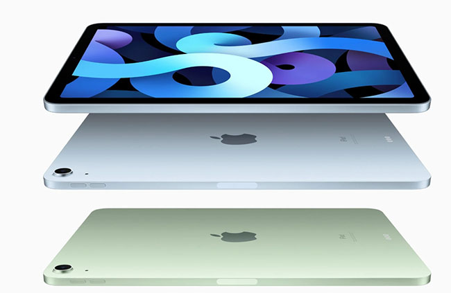 اپل رسماً از آیپد ایر جدید با نمایشگر لبه به لبه و تاچ آیدی در دکمه پاور رونمایی کرد - تکفارس 