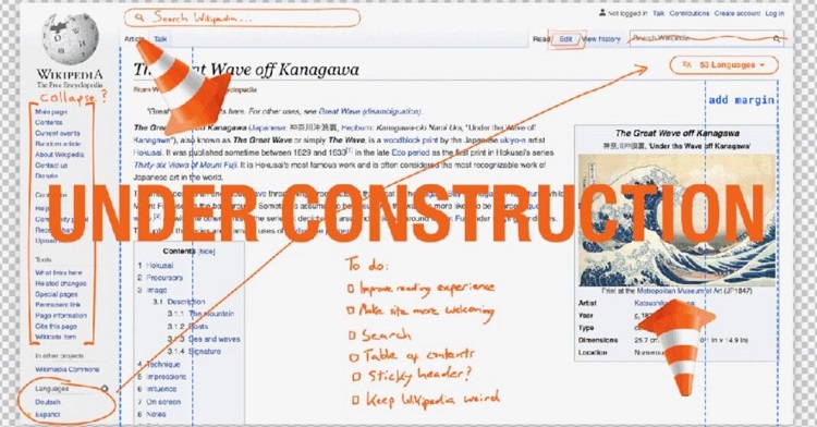 بعد از بیش از ده سال ویکی‌پدیا بازطراحی می‌شود - تکفارس 