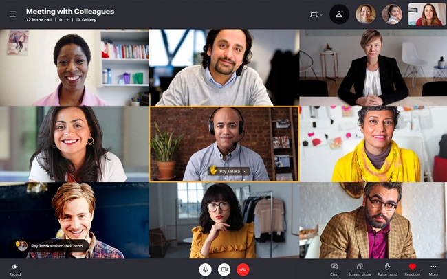 پشتیبانی تماس‌های اسکایپ به ۱۰۰ شرکت‌کننده رسید - تکفارس 