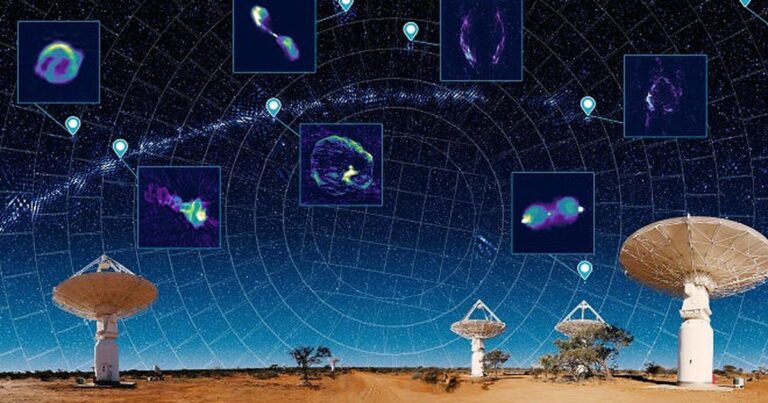 در سریع‌ترین نقشه‌برداری رادیویی آسمان، یک میلیون کهکشان جدید یافت شده است - تکفارس 