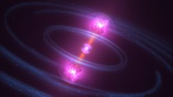 Debris-Blasts-Away-After-Neutron-Stars-Collide