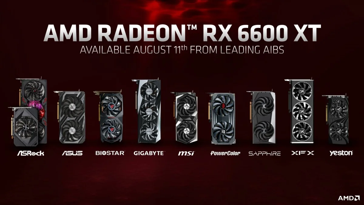 کارت گرافیکی Radeon RX 6600XT