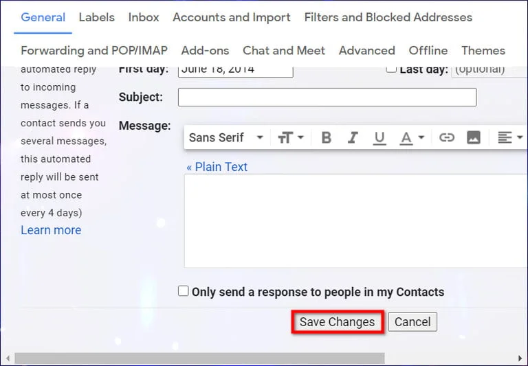 آموزش لغو ارسال ایمیل در Gmail - تکفارس 