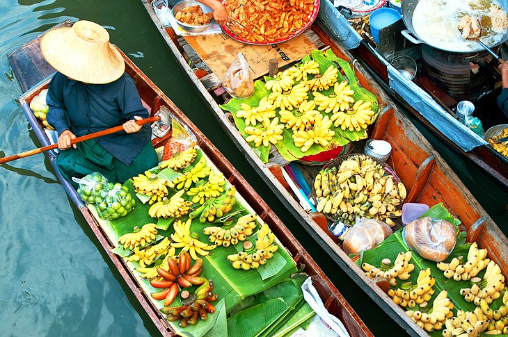 بازار های شناور تایلند
