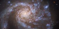 کهکشان "ثبت یک تصویر جالب از کهکشان M99 توسط تلسکوپ هابل"