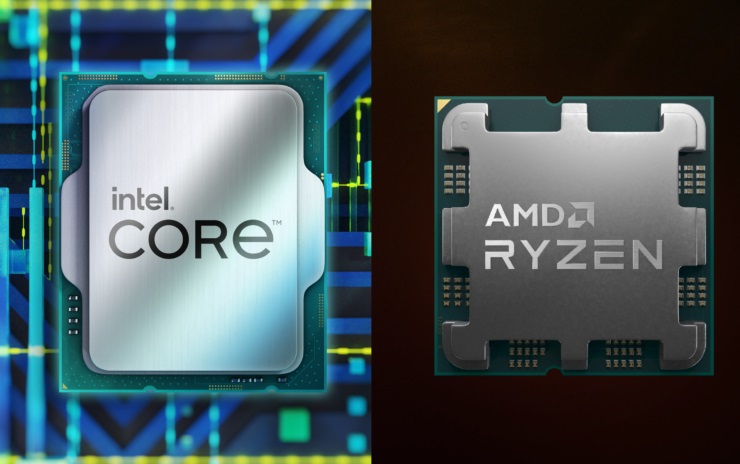 پردازنده Ryzen 7 7700X ای ام دی تراشه‌های Core i7-13700K و i5-13600K اینتل را در بنچمارک گیمینگ شکست داد - تکفارس 