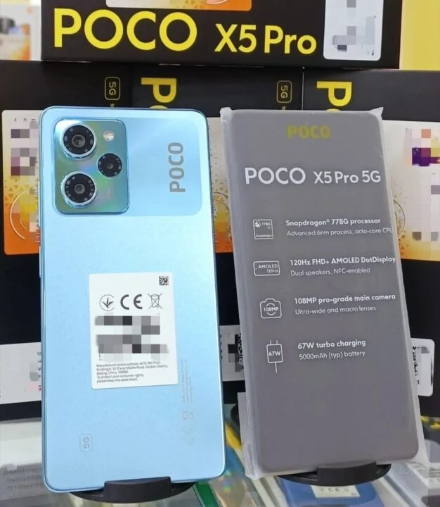 تصاویر زنده پوکو X5 پرو فاش شد - تکفارس 