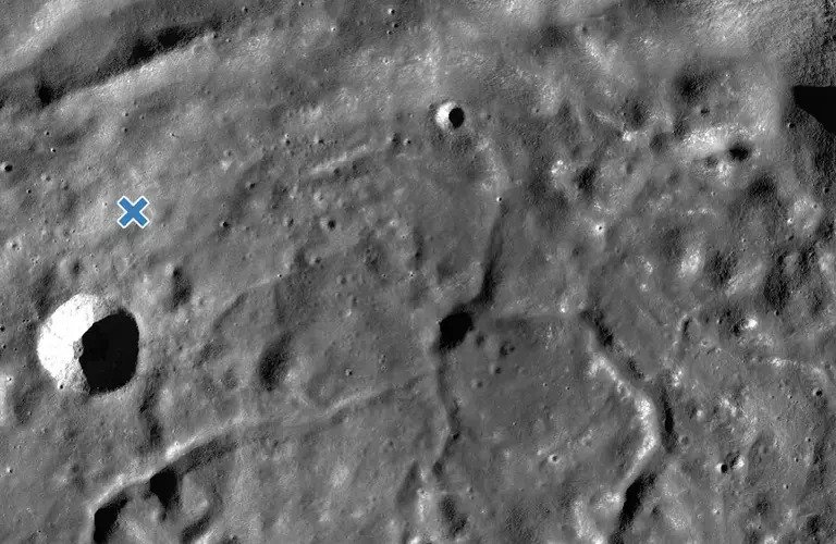 تصویر ثبت شده از ماه توسط ناسا "ناسا لحظه سقوط فضاپیمای ژاپنی روی سطح ماه را ثبت کرد"
