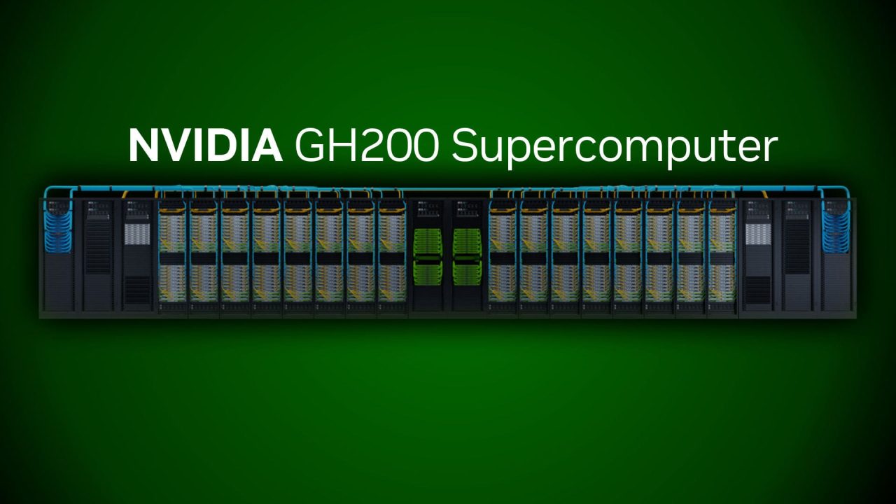سوپرچیپ Grace Hopper     ابر رایانه DGX GH200