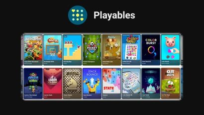 سرویس بازی Playables