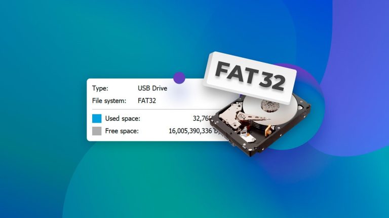 محدودیت حجم پارتیشن FAT32