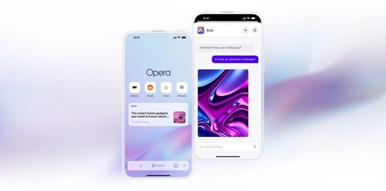 مرورگر Opera One برای iOS