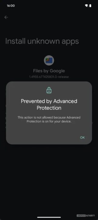 اندروید 16 نسخه بهینه شده Advanced Protection را ارائه می‌دهد